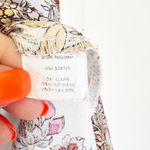 Show Me Your Mumu  Cream Floral V Neck Mini Dress Small Photo 5