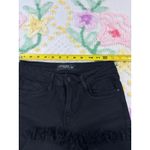 Just Black Denim Womens Size 26 Black Frayed Flare Jeans Made in USA Photo 3