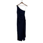 Lulus Signature Elegance Navy Satin One Photo 1