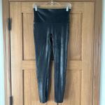  SPANXshape™ Faux Leather Leggings Black Women’s size Large​​ Photo 3