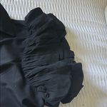Chic Black Belted Mini Dress Size M Photo 2
