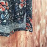 Erika Blue Ariella Floral V-Neck Short Sleeve T Shirt Photo 6