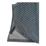 Banana Republic  XXS Piette Structured Pinstripe Shell Top Navy Blue Sleeveless​ Photo 6