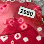 Calypso St. Barth  Tunic Sequin Embellished Red Ethnic Pakistani Blouse Size M Photo 10