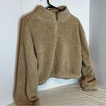 SO  1/4 zip fleece cropped jacket Photo 0