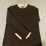 Ann Taylor  Ruffle Contrast Sweatshirt Photo 6