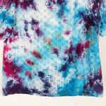Elizabeth and James  XS Top Handmade Tie Dye‎ Powder Puff Blue Purple Pink 1370 Photo 2