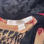 Boston Proper  Vintage Knit Knee Length Beige Black Dress Womens Large Photo 6