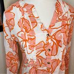 Maeve  ANTHROPOLOGIE‎ Floral Pin-tucked Floral Buttondown top Size Small Photo 3