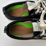 Cariuma OCA Low Stripe Black Canvas Contrast Thread Sneakers Size 7.5 Photo 2