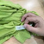 Free People Marina Maxi Dress in Citron Silk Green size Small Photo 8