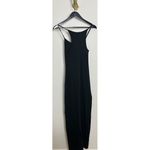 SKIMS  Cotton Rib Maxi Dress in Soot Black Size Medium Photo 5