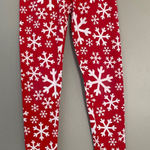 No Boundaries Juniors xs snowflake christmas leggings Photo 0
