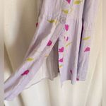 Urban Outfitters  Sundress XS Linen Floral Tie Shoulder Midi Dress Cottagecore Photo 7