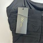 DO+BE NWT Black Ruched Strapless Mini Bodycon Dress Size Large Photo 5