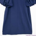 Eloquii NEW navy blue Puff Sleeve Sheath belted Dress, 20 Photo 6