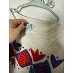 Vintage Segrets Sun Prints Cotton Graphic 90s Tribal Oversized Floral T Photo 5