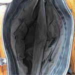 Nine West Taupe Purple Snake Print Shoulder Tote Bag Photo 5