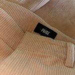 Paige NWOT  Pants Women  Light Pink Nellie Wide Leg Corduroy High Rise Photo 4