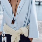 ZARA Wide Sleeve Poplin Shirt Photo 0