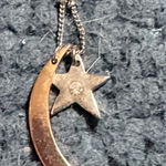 Star and Crescent Necklace Silver Photo 0