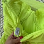 Oh Polly  Neon Lime Green Midi Dress Photo 7