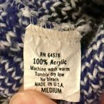 Vintage 80s Croquet Club Knit Grandpa Oversized Sweater Coogie Style 3D Burgundy White Size M Photo 6