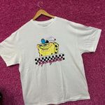 Sponge Bob Who Lives in a Pinnacle Under the Sea White Tshirt size XL Photo 2