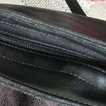 Liz Claiborne  Black Leather Crossbody Purse 9" L 3" W 9" H Photo 9