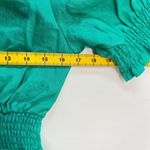 NWOT Boden Linen Aquamarine Green Ruffles Dress Size 4 Knee Length Photo 12