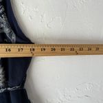 Sami & Jo  Dress Womens Large Navy Blue Paisley Maxi Boho‎ Sleeveless Full Length Photo 4