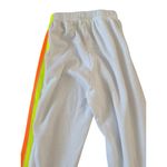 Aviator Nation  White Striped Multicolor Joggers Sweatpants Size XS Photo 1