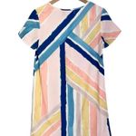 MINKPINK Mara Tee Multicolored Abstract Short Sleeve Mini Dress Pink Blue XS Photo 2