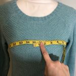Merona NWOT Light Aqua Blue Knit Wool Blend Crewneck Sweater Pullover Long Sleeve New Photo 3