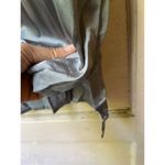 Uma Raquel Davidowicz satin silver pleated pullover crewneck tunic dress L Gray Size L Photo 9