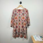 Natural Life Women’s Charlotte Flowy Dress in Pink Folk Floral Size XL Photo 12