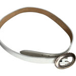 Justin Boots Justin‎ White Leather Belt Photo 0