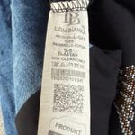 Lola Bianka Sweatshirt Large/XL Black Blue Denim Mixed Media Patchwork Y2K Glam Photo 12