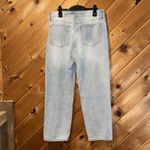 SO  high rise straight light blue jeans Photo 4