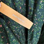 Reformation NWT Fairfield Green Floral Cotton Maxi Dress in Coriander Size 0 Photo 13