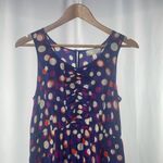 Moulinette Soeurs Silk Ruffle Polka Dot Dress in Color Drenched Size 4 Photo 2