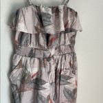 American Eagle  Outfitters Gray and Pink Ruffle Jumpsuit Photo 9