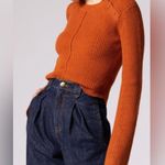 Joie NWT |  Ciaran Long Wide Slit Sleeve Knit Sweater in Umber Cinnamon Copper Photo 7
