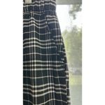 REWASH Women's Size M Black Plaid Capri Pants Office Siren Resort  Brand Retro Photo 2