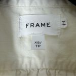 frame denim Frame Women’s Ivory Cream Denim Sleeveless Frayed Mini Dress Size XS Photo 2