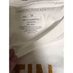 Grayson Threads NWT  Womens T Shirt Austin Tx Short Sleeve White‎ New 1X 0159 Photo 5