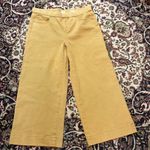 a.n.a medium Women's mustard yellow wide leg cropped pants Jeans Photo 1