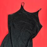 Vintage 1994 Black Metallic Sleeveless Full Length Prom Dress Size 4 Photo 1