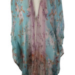 Soft Surroundings Sheer Floral Kimono Cardigan Size S/M Lightweight Fairy Artsy Photo 0
