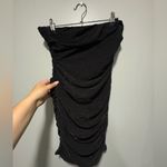 Sparkle Black Strapless Dress Size M Photo 2